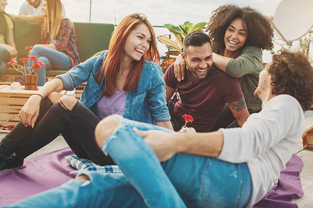 Would you rather spend a night in with your partner or go out in a large group?