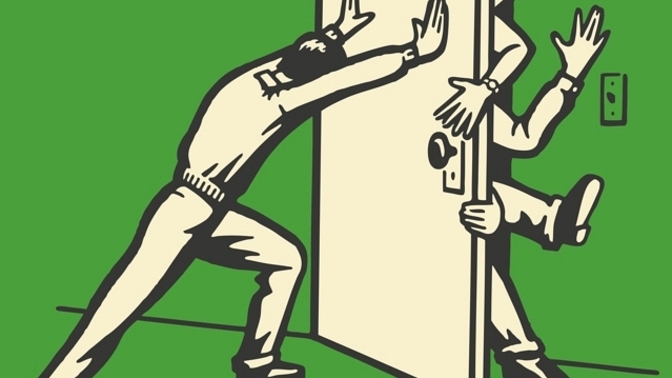 Do you hold the door open?