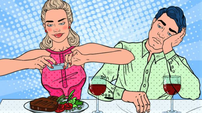 Would you date somebody who took pictures of their meals for social media?