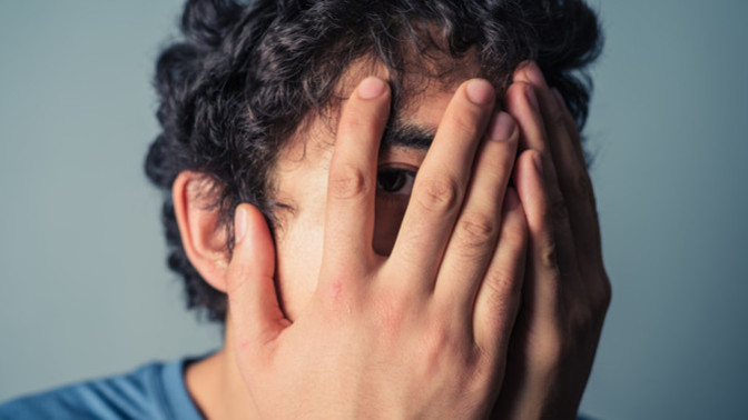Why do guys get embarrassed when they act cute?