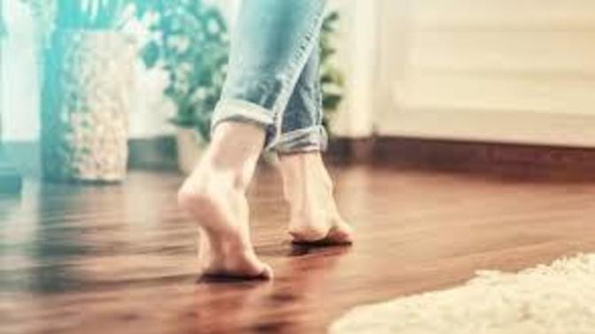 Do you walk barefoot around your house?