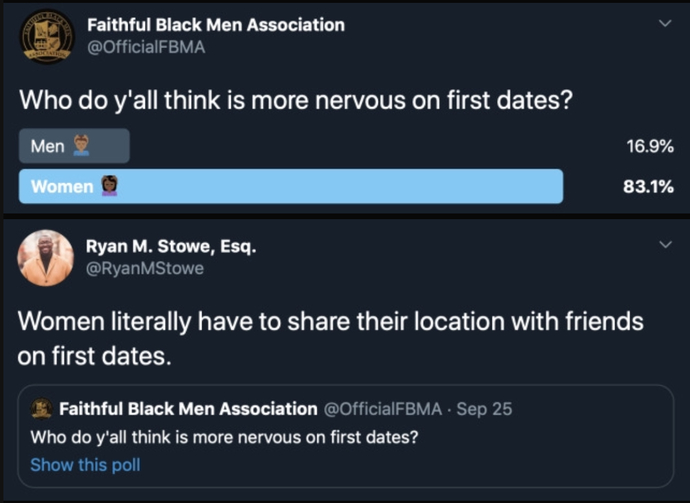 Who do yall think is more nervous on first dates?