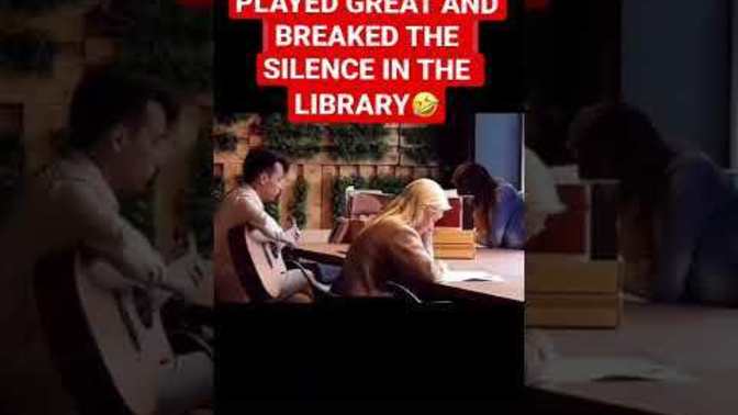 What's your thoughts on this, playing in library? and being with patience when he play?