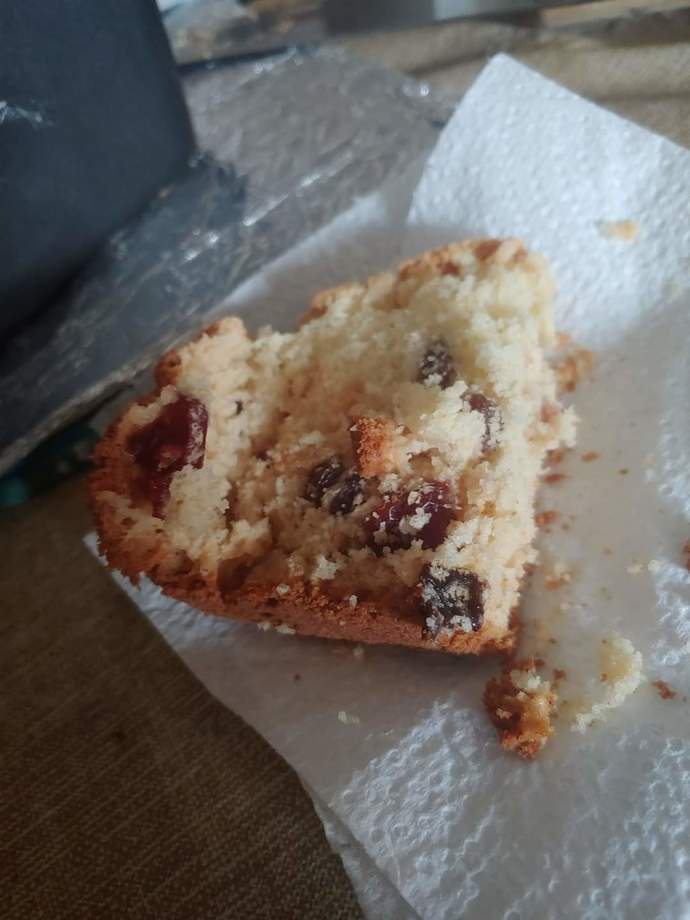 Cranberry raisin soda bread