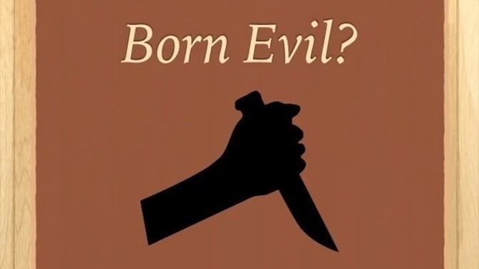 Do You Think People Are Born Evil Or Just End Up Becoming That Way?