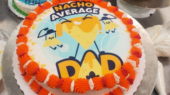 Made some quick father's day cake's?