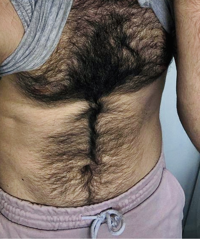 Hairy belly or shaved belly on men?