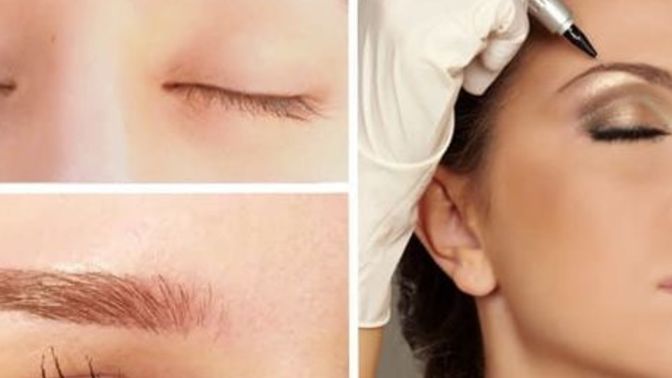 My girlfriend wants to make an appointment for me , to do semi-permanent or permanent make-up. Which should I do?