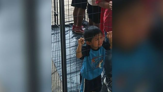 Why do you think that the left wing media just posted the top pic of kids in cages on the border?