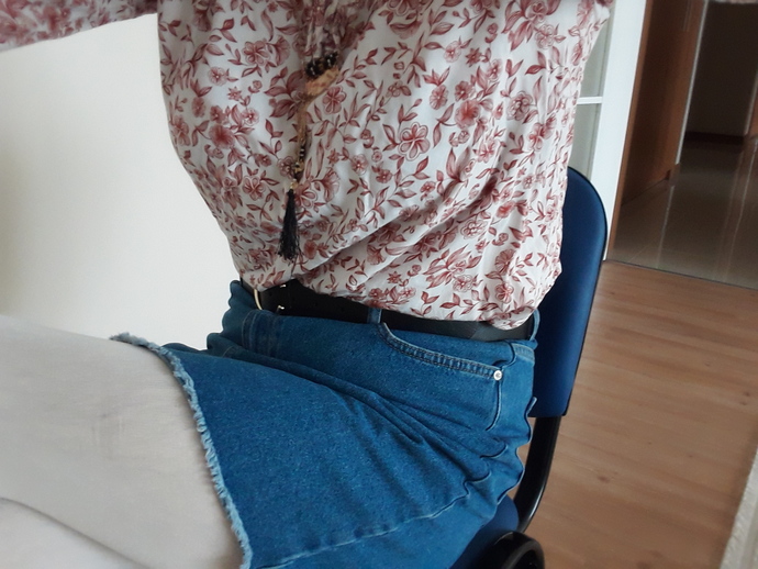 Girls, do you like denim skirt + blouse combos?