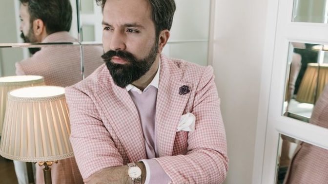 The pink attire fashion trend on men. Is it really kicking off in this generation, time, and age?