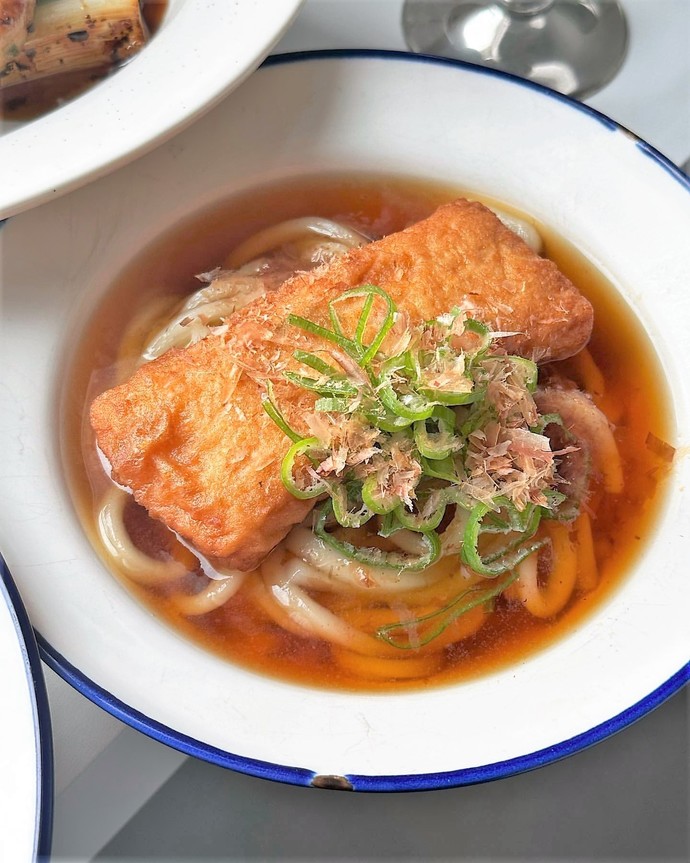 d. Udon with tofu