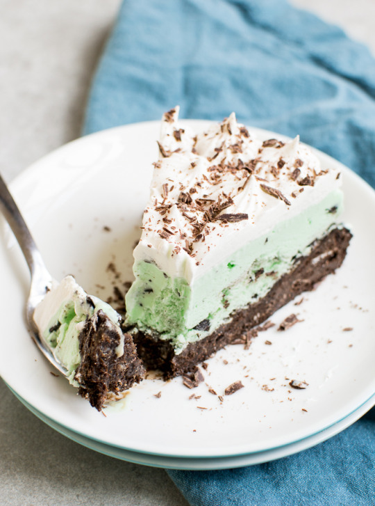 2. Mint chocolate chip ice cream cake