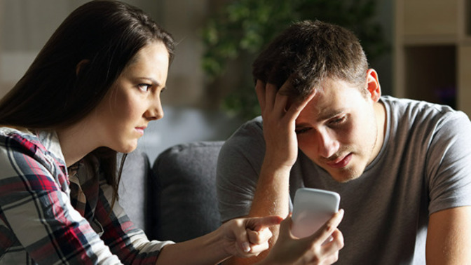 My boyfriend ended up following a girl on instagram that mostly posts her boobs and ass (in bra and panties) is that cheating/disrespectful? ?