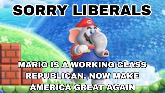 How do you feel about Mario being a MAGA republican?