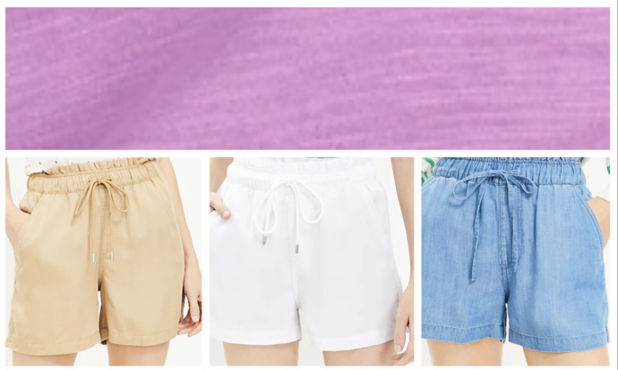 What pant colors looks best with this pink color?