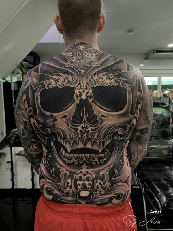 Are back tattoos on guys wicked and exciting to look at?