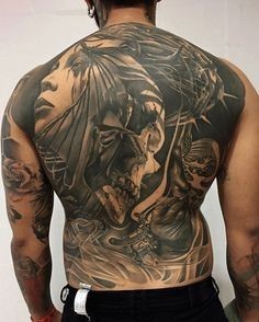 Are back tattoos on guys wicked and exciting to look at?