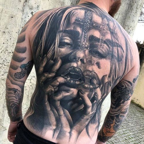 Are back tattoos on guys wicked and exciting to look at?