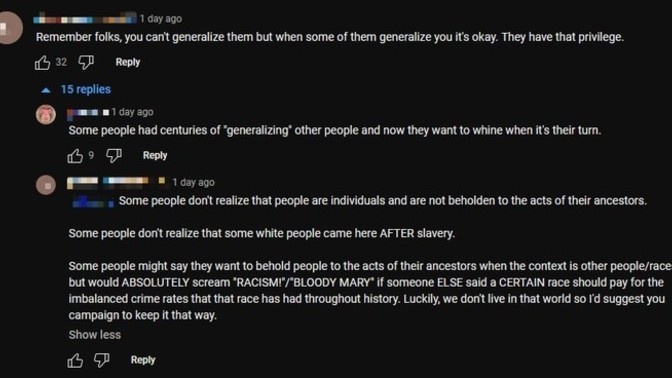 How do you feel about this racially tense discussion?