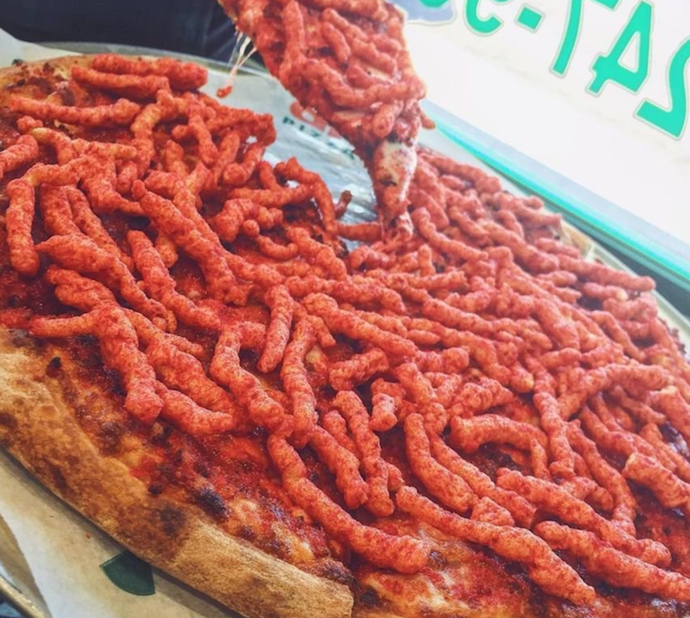 PICKLES as your pizza topping?