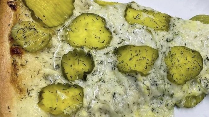 PICKLES as your pizza topping?