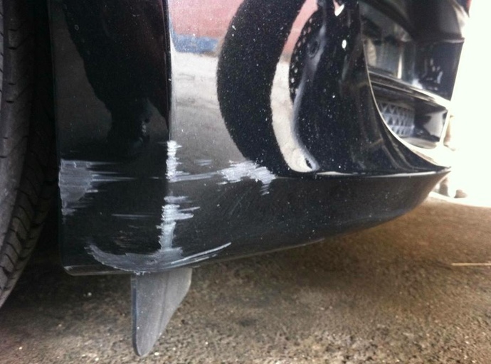 Your partner accidentally backed up into your car a little bit and damaged your bumper’s paint a little, is that okay with you or do they have to pay?