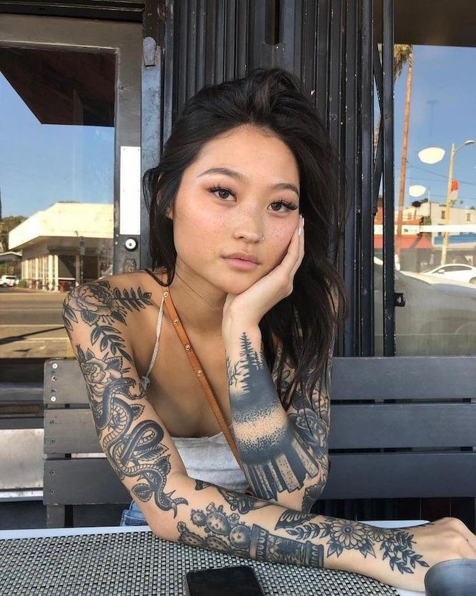 Arm sleeve tattoos. Who has it the best, the guys or the ladies. Or both?