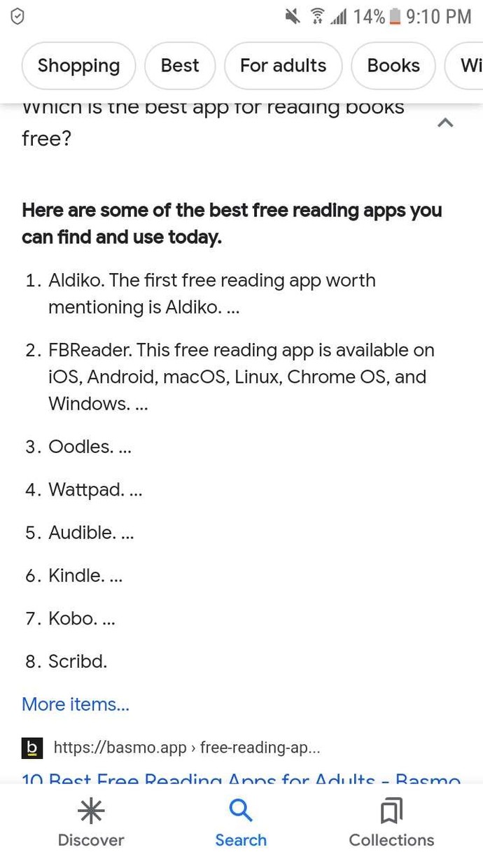 Does anyone know any good free apps to read books on?