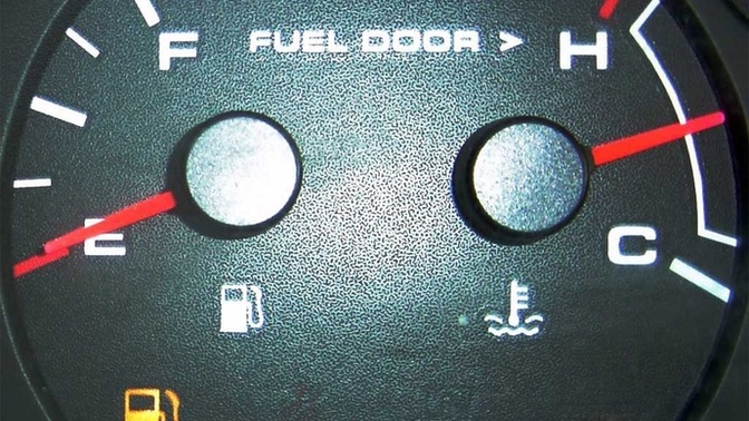 Your partner borrowed your car and you get back into it with the tank on empty with the warning light on. What would you do?