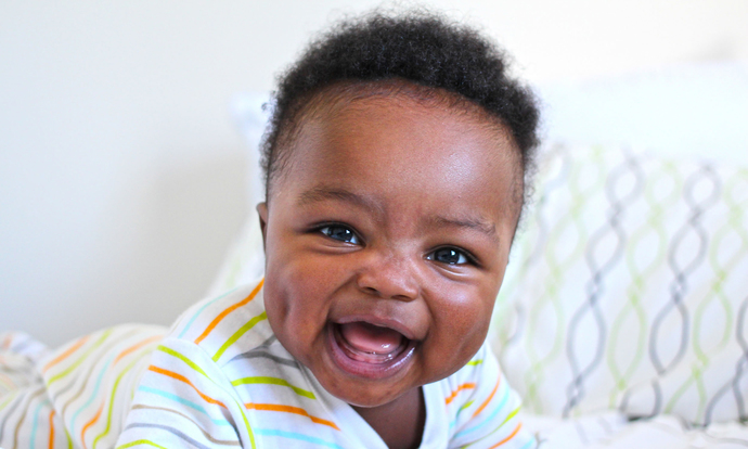What would you do if a baby pointed at you and laughed?