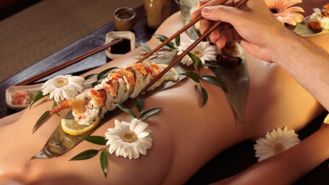 What do you go to first at the Asian Buffet?