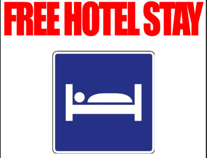 Have you ever had a FREE HOTEL STAY, like this man did?