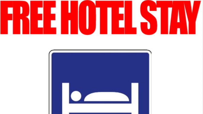 Have you ever had a FREE HOTEL STAY, like this man did?