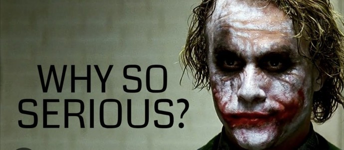 What do people take too seriously?