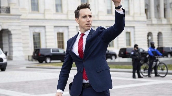 Does Jerky Josh Hawley know what an insurrectionist is and a coup leader are?