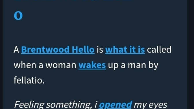 Would you be happy to be on the receiving end of a "Brentwood Hello"? Or would you feel violated?
