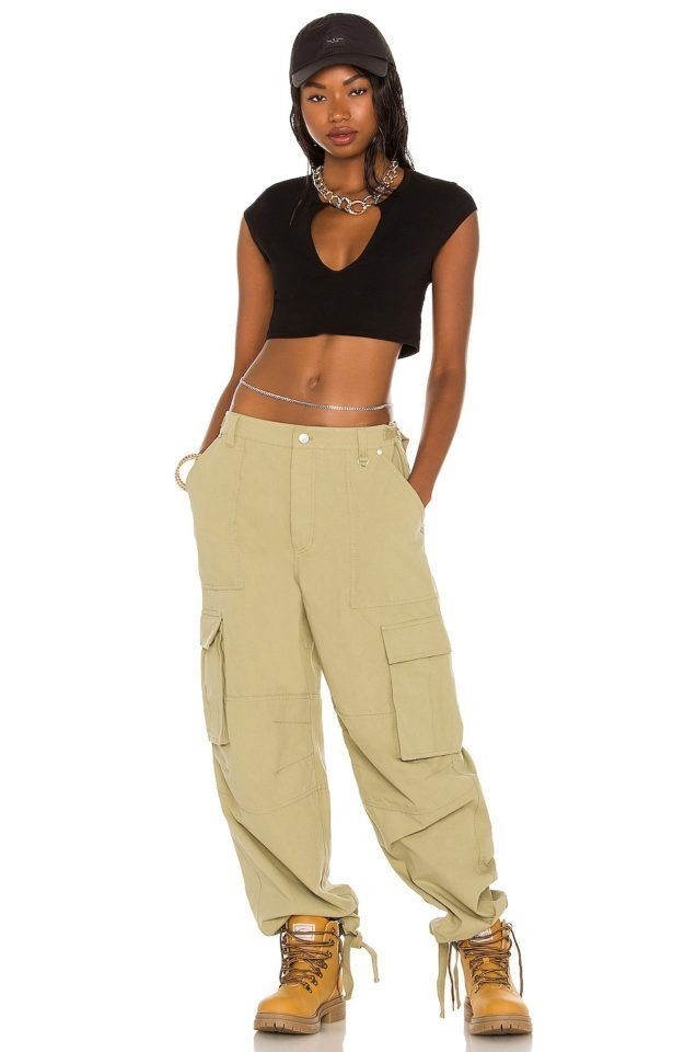 Are loose pants worn by the ladies getting into style in your city?