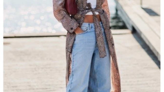 Are loose pants worn by the ladies getting into style in your city?
