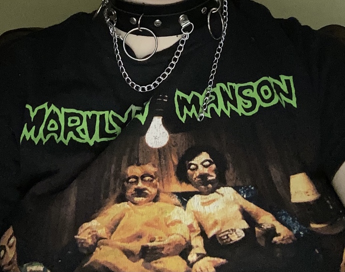 Which of these two chokers looks better on me?