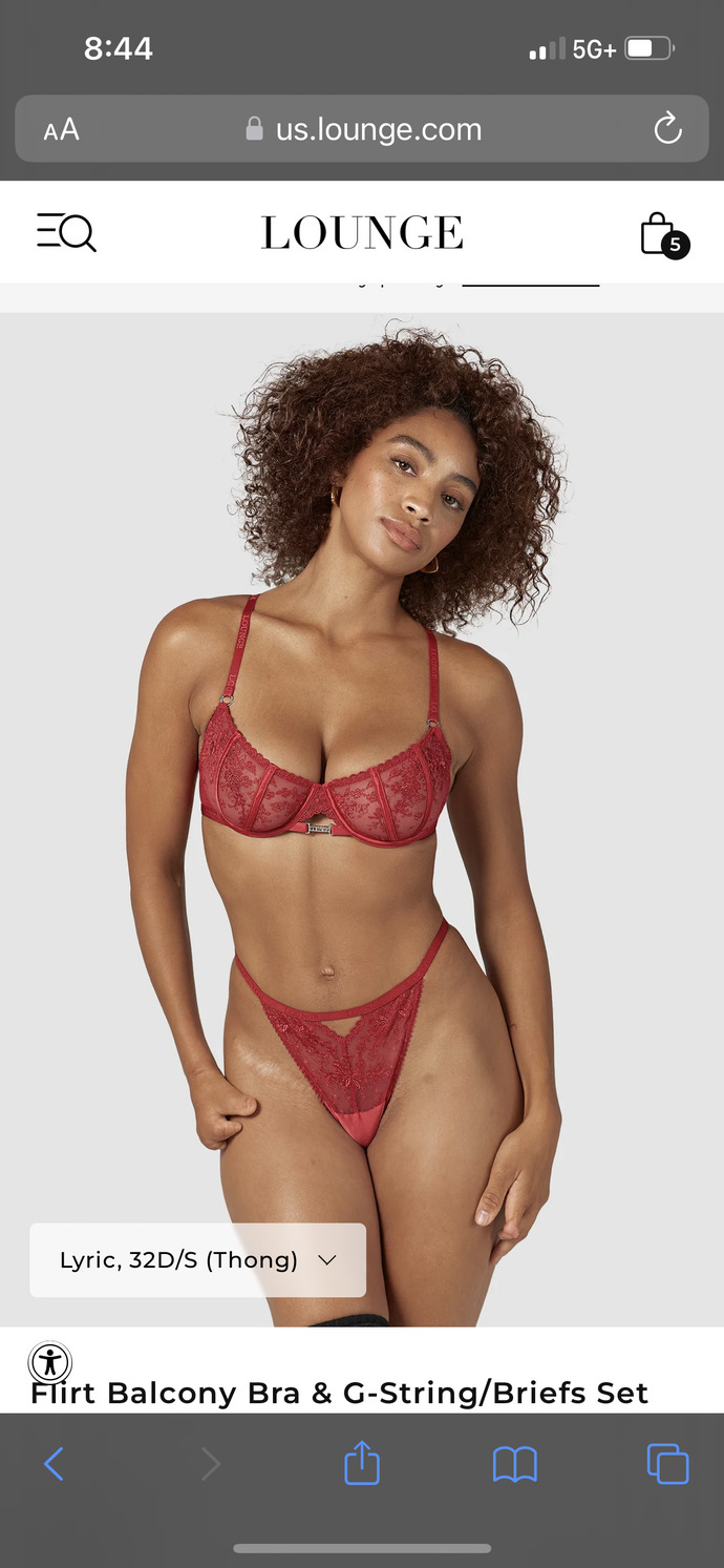 Which bra and thong set is sexy ( pic)?