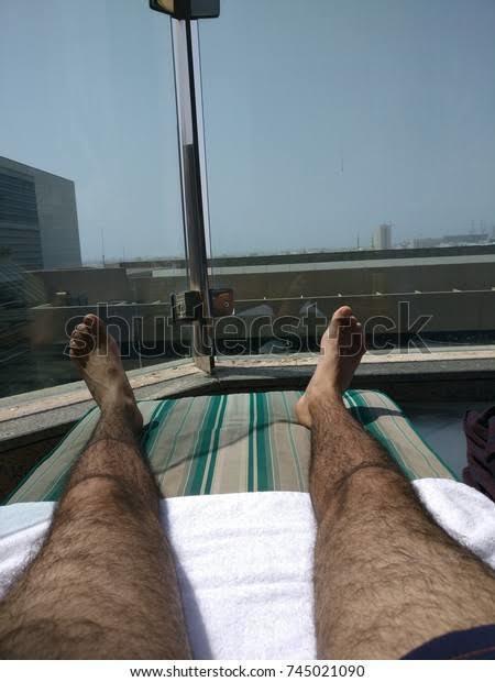 If a guy has very hairy legs and whole thighs too?
