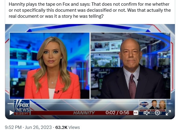 Since Tucker is gone - Sean is carrying the water. When does the realization of lawsuits stop them from peddling the lies?