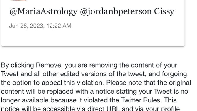 Cissy is apparently hate speech on Twitter?