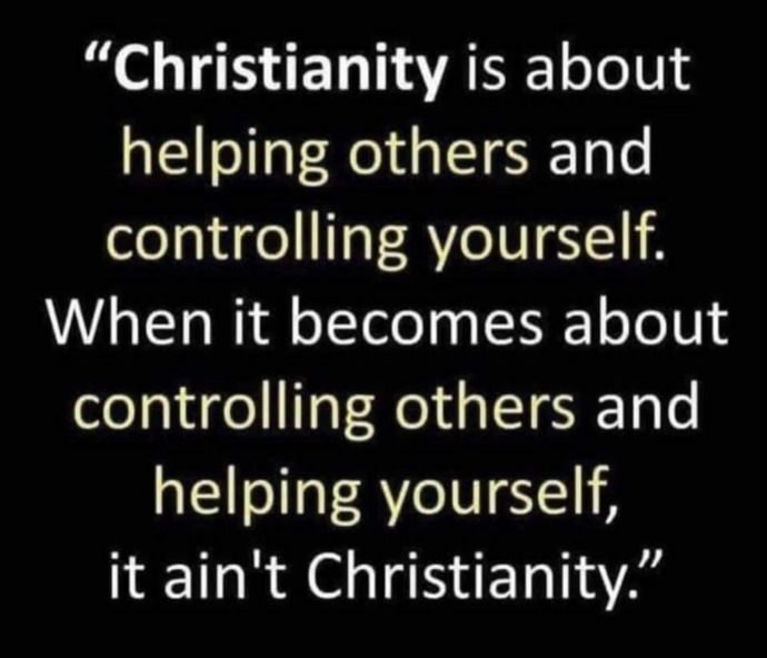 Christians, do you agree with this statement?