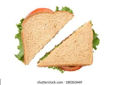 Do you prefer your sandwiches cut into rectangles or triangles?