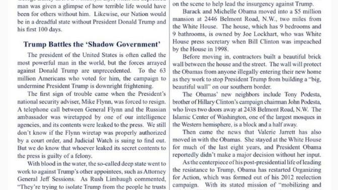 What was the point of Trump posting Obams address on his platform to his ardent supporters and what did he hope to accomplish?