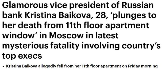 Do you think this Russian woman was killed by Putin?