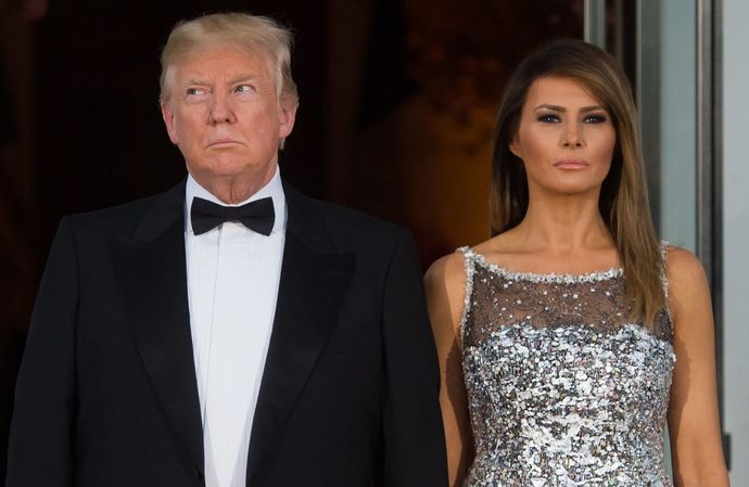 Trump and his wife