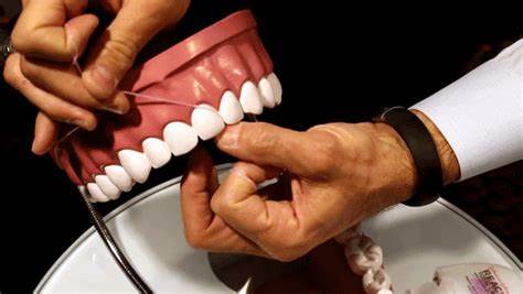 Did you ever get floss stuck in your teeth?